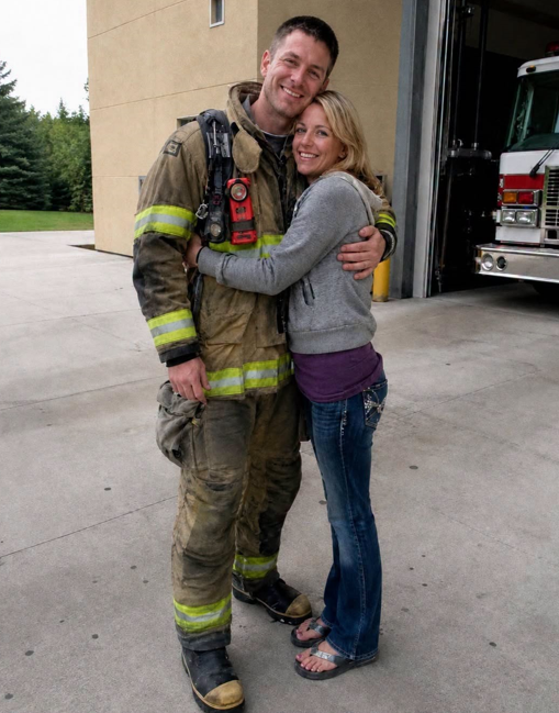 I Surprised My Firefighter Husband at Work for His Birthday — Then His Captain Told Me Something I Never Expected